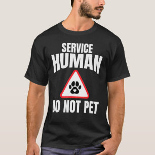 Service human nicht Haustiere Hunde Mama Kapitän H T-Shirt