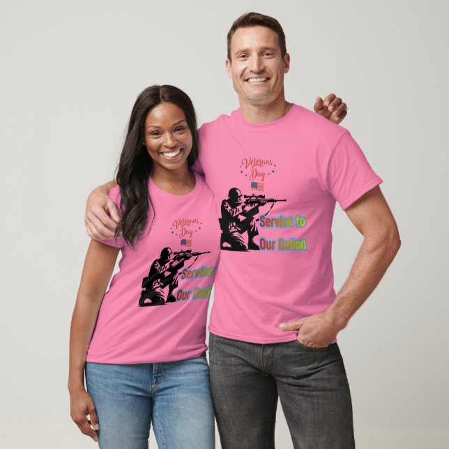 Service To Nation hellrosa T-Shirt (Unisex)
