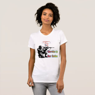 Service To Nation weiß T-Shirt