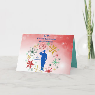 Serviceman Faltingkarte Karte