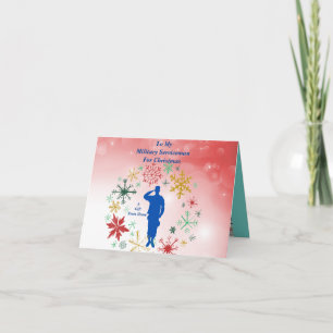 Serviceman Faltingkarte Karte