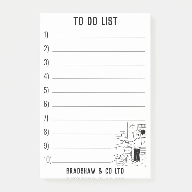 Services zur Eigenschaftswartung Post-it Klebezettel (Vorderseite)