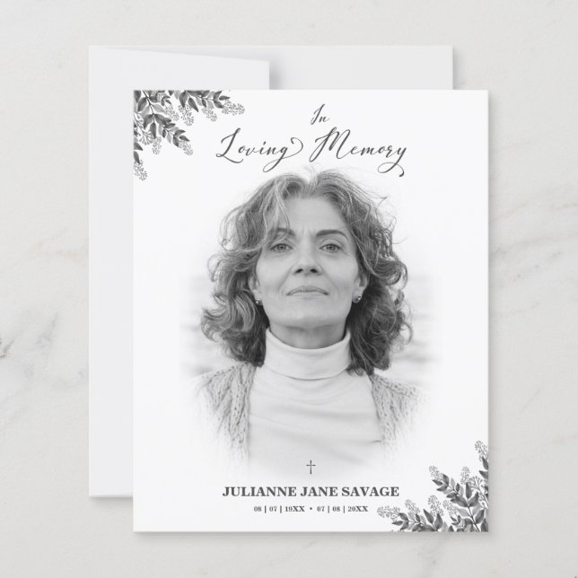 Servicio de Recordatorio de fotografías funerarias (Vorderseite)