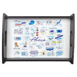 Serviertablett - Die ABC's of Hope Town