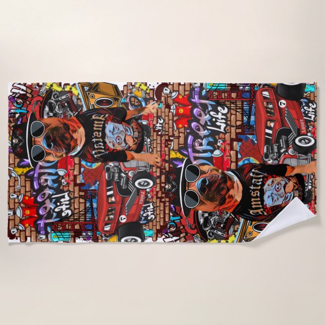 SERVIETTE DE PLAY  STRANDTUCH (Vorderseite)