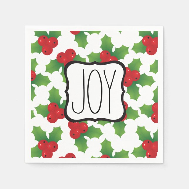 SERVIETTE FÜR FEST VON WEIHNACHTEN (Vorderseite)