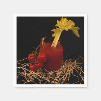 Serviette - Motiv Cocktail Wodka Tomate
