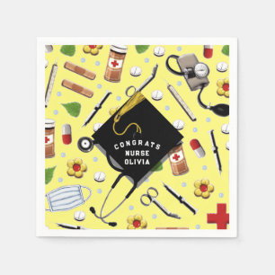 Servietten der Krankenschwester Graduation Party