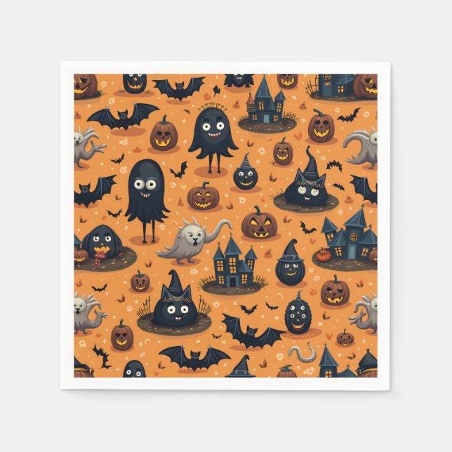 Servietten für Halloween (Vorderseite)