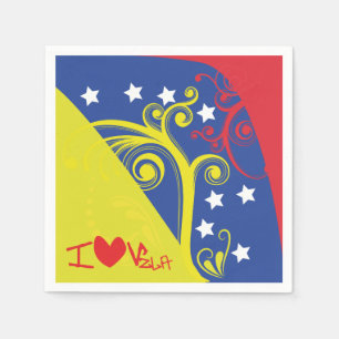 Servietten I Love Venezuela