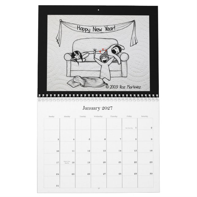 Servietten-Leute-Kalender Kalender (Jan 2027)