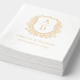  SERVIETTEN MIT FOLIE