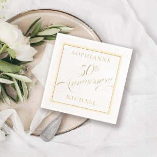 SERVIETTEN MIT FOLIE