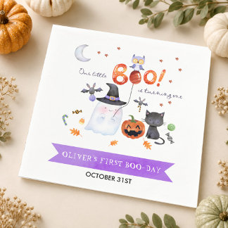 Servietten zum 1. Geburtstag von Our Little Boo Bo