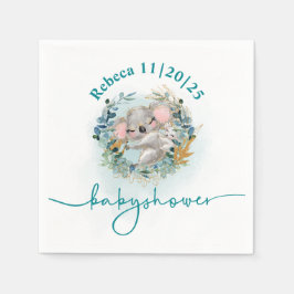 Servilleta de papel Baby Shower "Baby Koala" Serviette