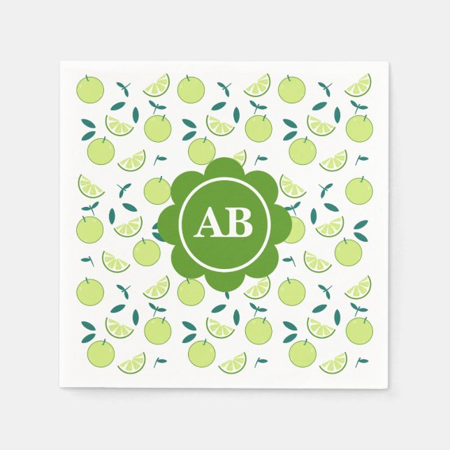 Servilleta de papel diseño de limas serviette (Vorderseite)