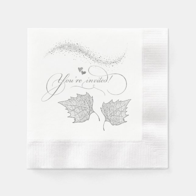 Servilleta de papel estás invitado para boda serviette (Vorderseite)