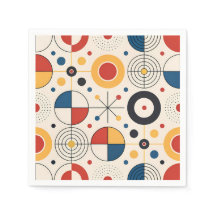 Servilleta diseño geométrico