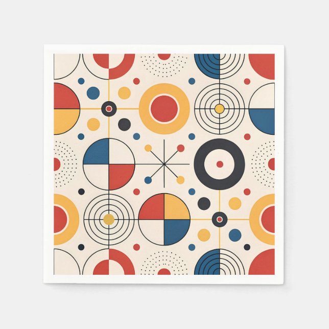 Servilleta diseño geométrico serviette (Vorderseite)