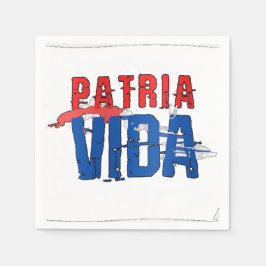 Servilleta Patria y vida Serviette