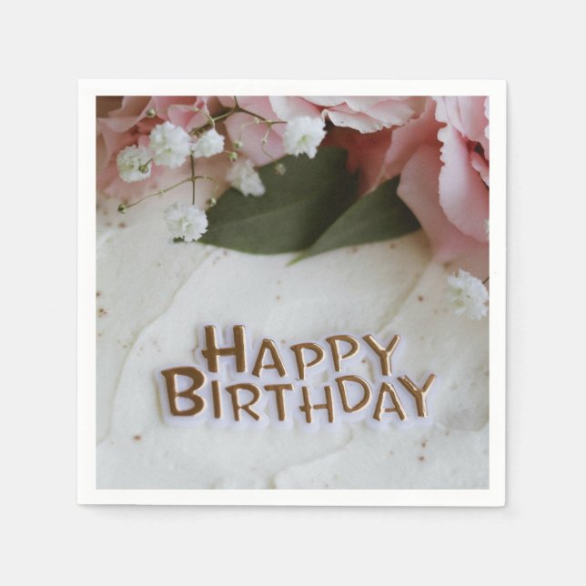 Servilletas de Cóctel Personalizadas – Elegantes  Serviette (Vorderseite)