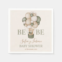 Servilletas De Papel Teddy Bear Baby Shower Boes