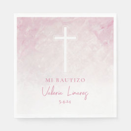 Servilletas Mi Bautizo Rosita Spanisch Napkins Serviette