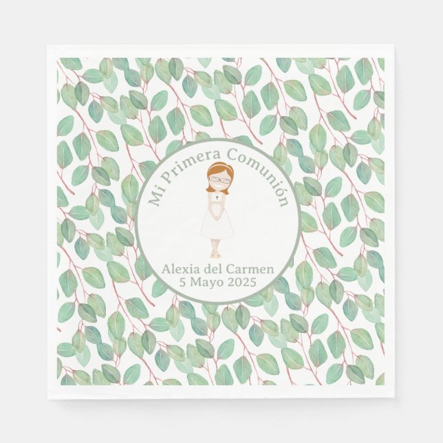Servilletas modelo Alexia Primera Comunión Serviette (Vorderseite)