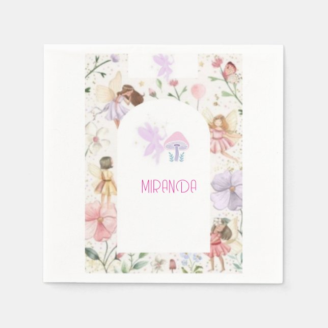 Servilletas Personalizadas para Fiesta de Cumpleañ Serviette (Vorderseite)