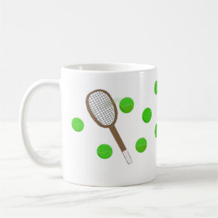 Servin' Up Tennis Balls Tasse