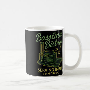 Serving 8-Bit-Mahlzeiten Retro-Neon-Gamer-Neuheit Kaffeetasse
