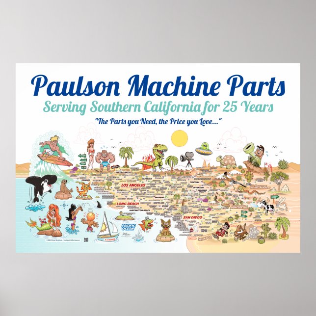 Serving SoCal Custom Poster (Vorne)