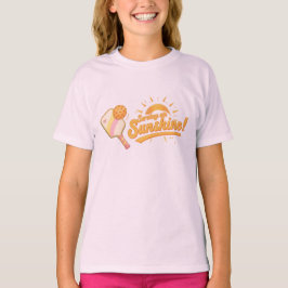 Serving Up Sunshine | Sunny Pastel Pickleball Kids T-Shirt