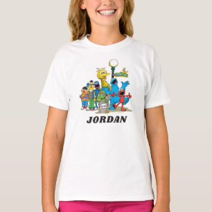 Sesam-Freunde   Personalisierter Name T-Shirt