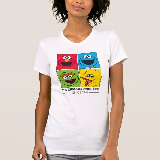Sesam-Straße | die ursprünglichen coolen Kinder T-Shirt (Vorderseite)