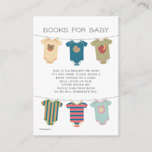 Sesame Pals Bodysuits Baby Shower Book Request Begleitkarte