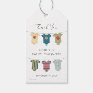 Sesame Pals Bodysuits Kinderdusche Danke Geschenkanhänger