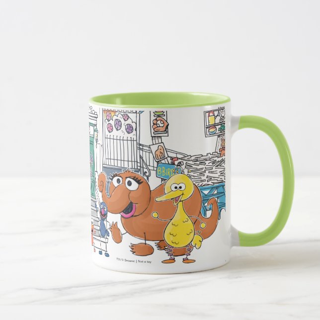 Sesame Pals Doodley Graphic Tasse (Rechts)