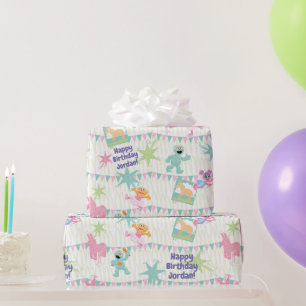 Sesame Pals Piñata Party Pattern Geschenkpapier