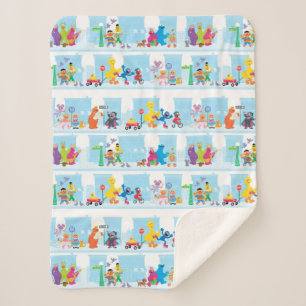 Sesame Pals Spaziergang entlang der Sesamstraße Mu Sherpadecke