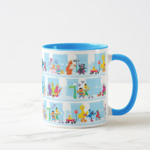 Sesame Pals Spaziergang entlang der Sesamstraße Mu Tasse