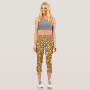 Sesame Seed Bun Capri Leggings