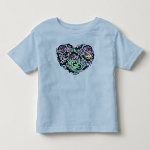 Sesame Sesame   Count von Count Doodle Heart Kleinkind T-shirt