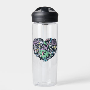 Sesame Sesame Count von Count Doodle Heart Trinkflasche