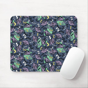 Sesame Sesame   Count von Count Doodle Pattern Mousepad