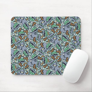Sesame Sesame Oscar für das Grouch Muster Mousepad