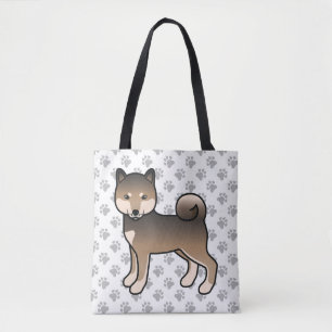 Sesame Shiba Inu Süßer Cartoon-Hund & Pfoten