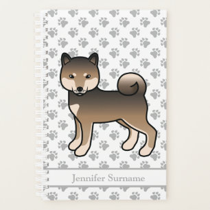 Sesame Shiba Inu Süßer Hund Und Pfoten & Text Planer