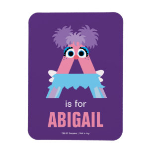Sesame Street   A ist für Abby Magnet