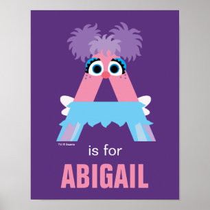 Sesame Street   A ist für Abby Poster
